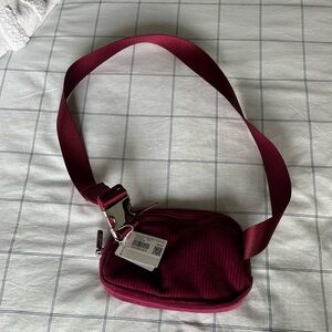 Lululemon Athletica Burgundy Crossbody Bag